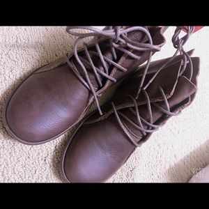 Handmade leather boots